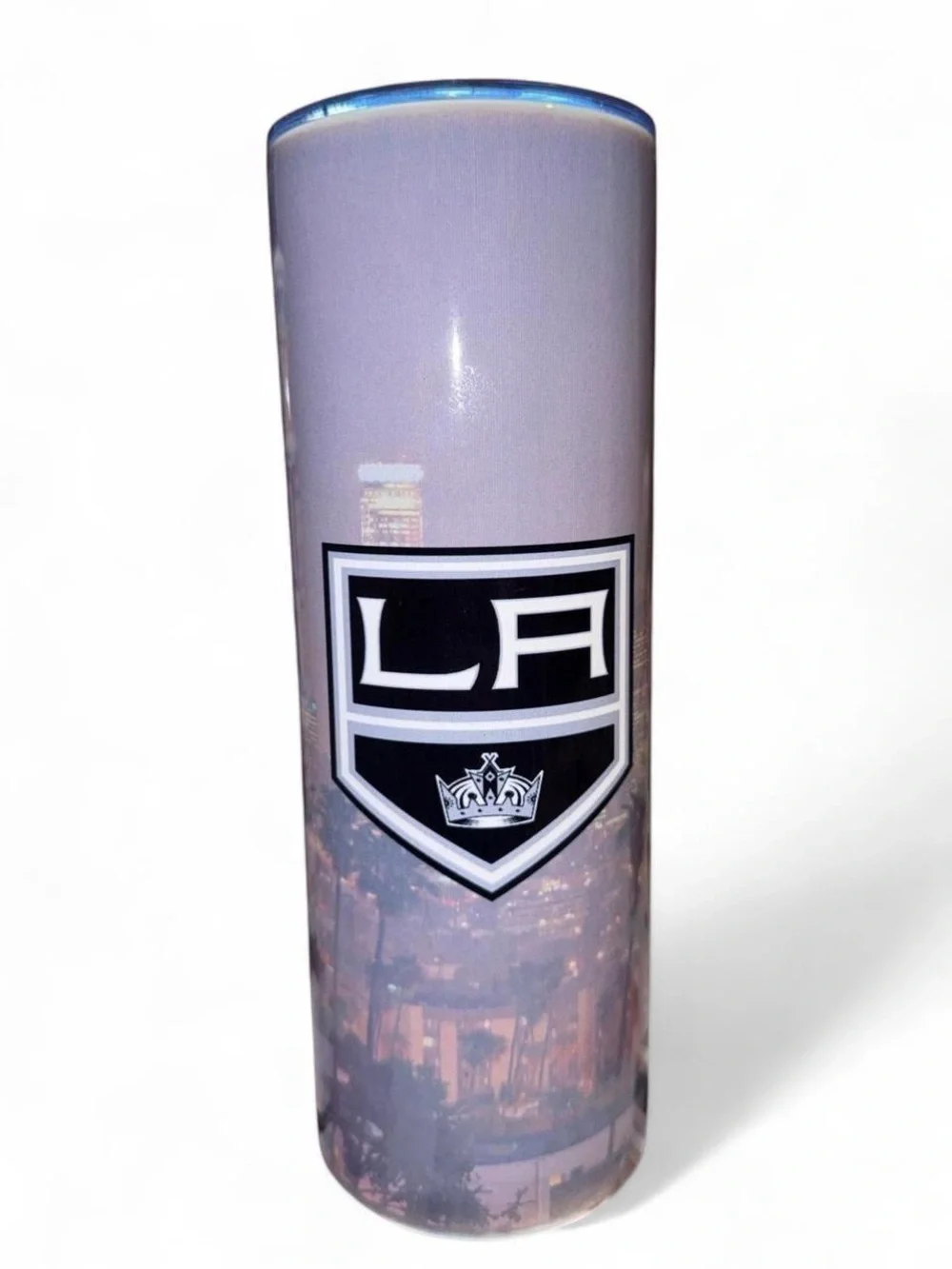 Los Angeles Kings Travel Tumbler - Iridescent Lavender & Black